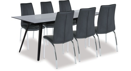 Monti Dining Table & Asama Chairs x 6 